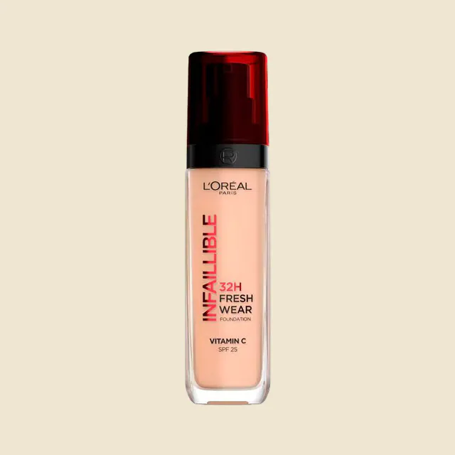 L'Oréal Paris Infaillible 145 Beige Rose SPF25 32H Fresh Wear Foundation