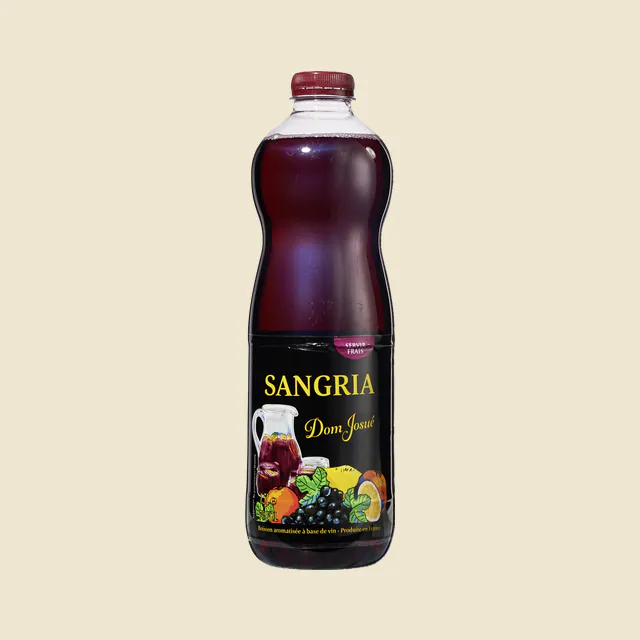 SANGRIA DOM JOSUE Boisson aromatisée à l'extrait d'agrumes, produite en France - Au vin d'Espagne