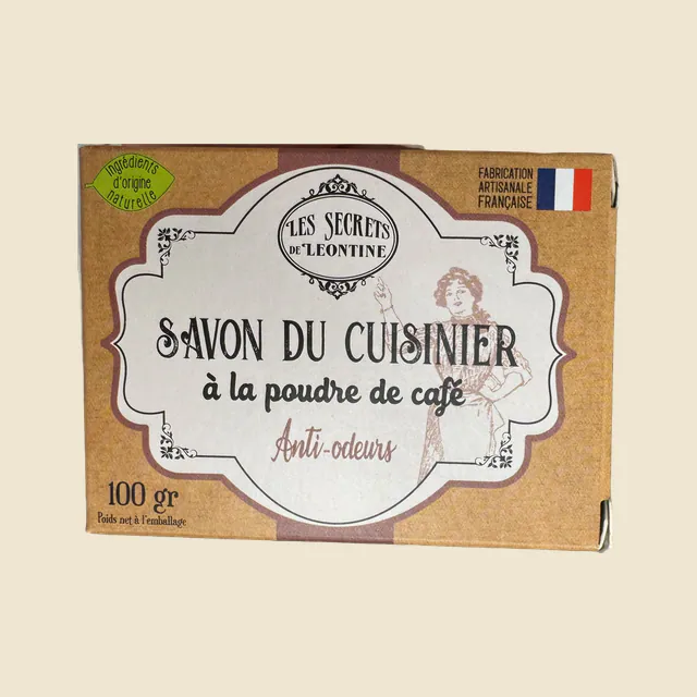 Savon du cuisinier à la poudre de café