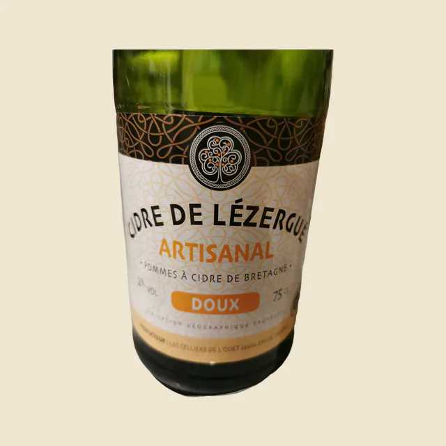 Cidre de Lézergué, doux