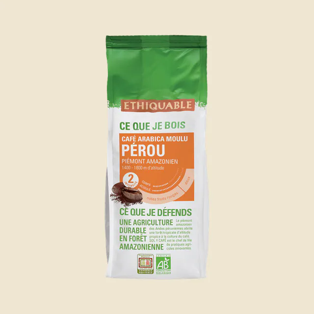 Café Pérou Moulu Bio & équitable
