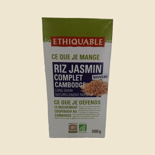 Riz jasmin complet Cambodge