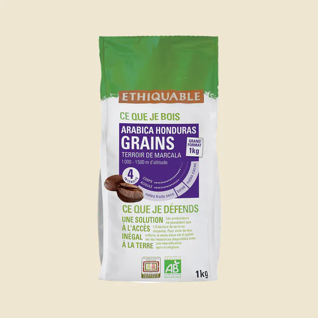 Café Grains Honduras Bio & équitable