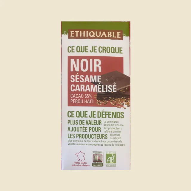 Noir sésame caramelise