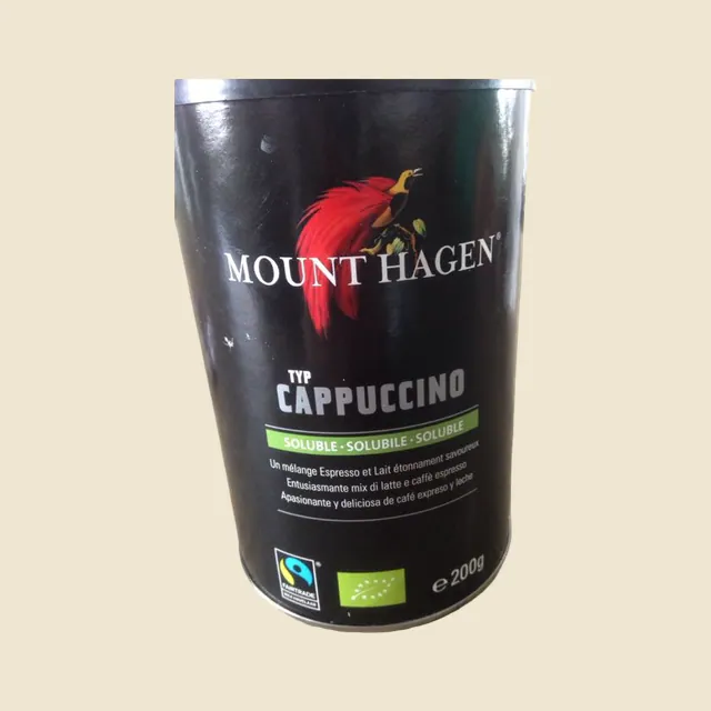 Typ cappucino soluble