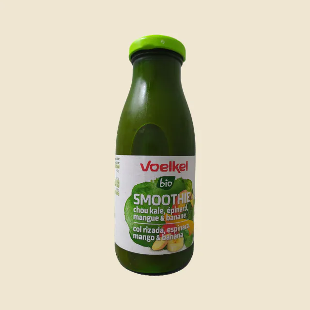 bio SMOOTHIE chou kale, épinard, mangue & banane