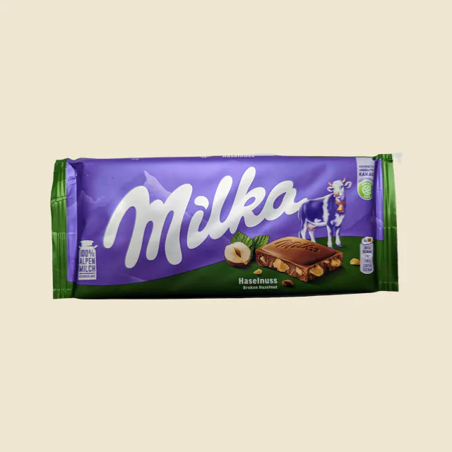 Milka chocolate Hazelnuts