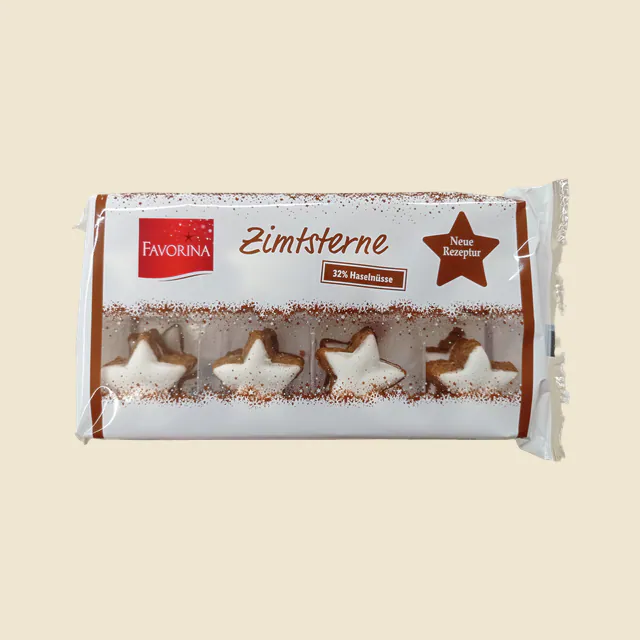 Hazelnut & Almond Stars With Cinnamon