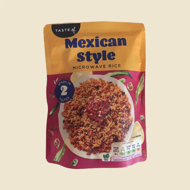 spicy Mexican style microwave rice