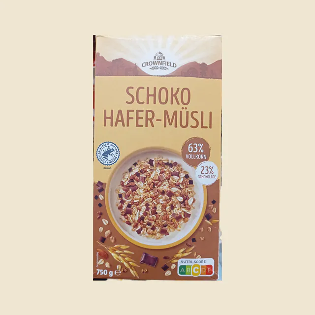 Chocolate & oat muesli