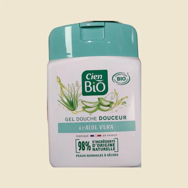 Gel douche douceur à l'aloe vera