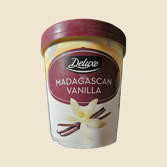 Deluxe Madagascar Vanilla Ice Cream
