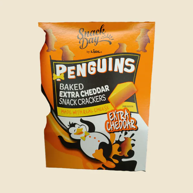 Baked Cheddar Penguins