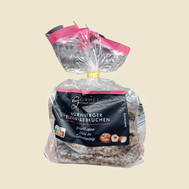Nürberger Elisenlebkuchen glasiert ohne Mehl