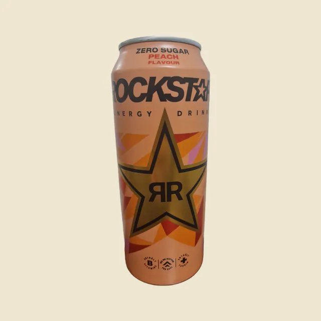 Rockstar Zero - Peach Flavour