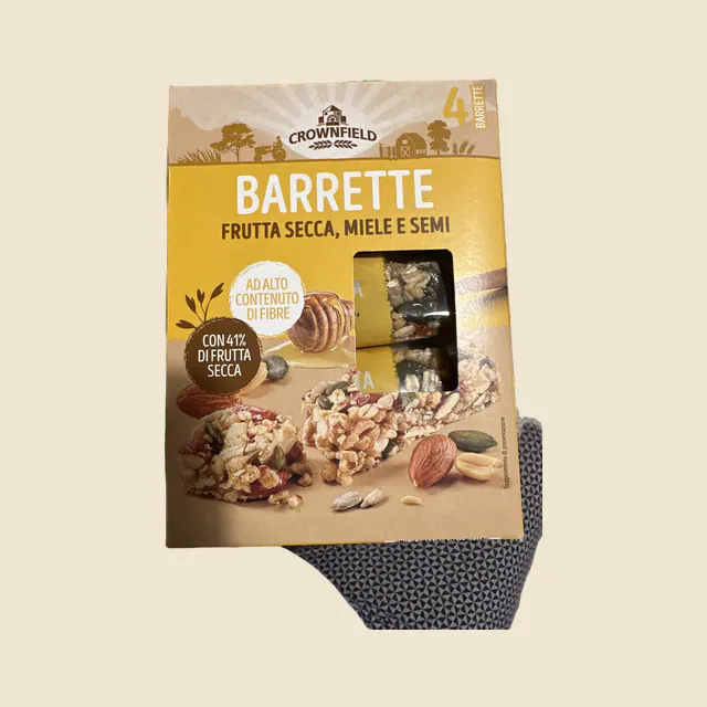 BARRETTE FRUTTA SECCA, MIELE E SEMI