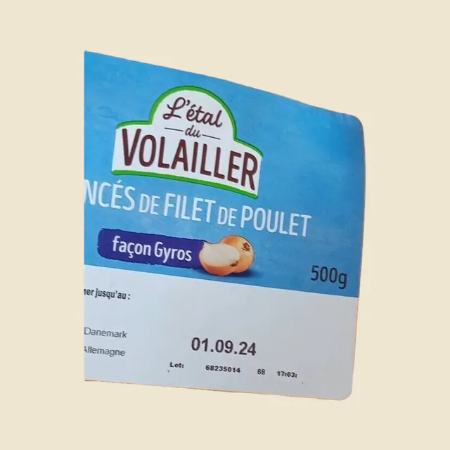 Emincés Poulet gyros