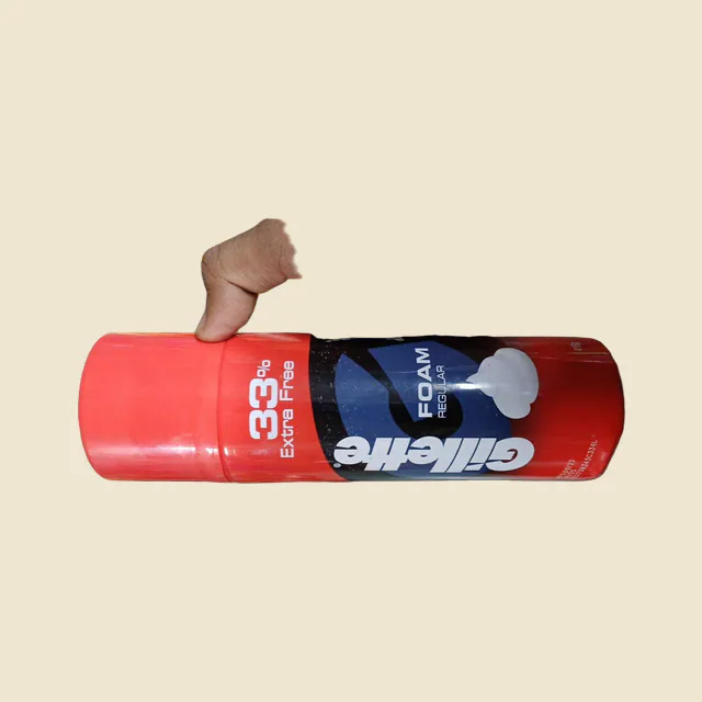 Gillette foam