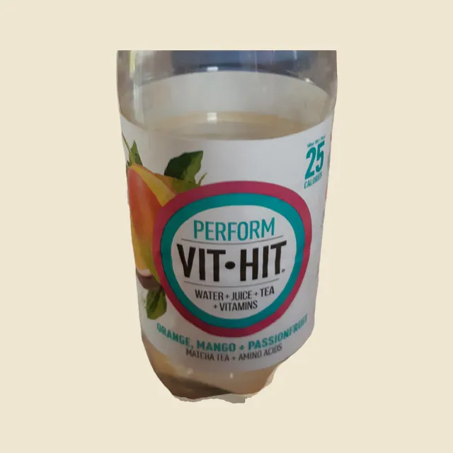 Vit Hit Perform Mango Passionfruit Matcha Tea Amino Acids 500ml
