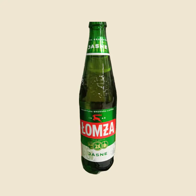 Piwo łomża jasne