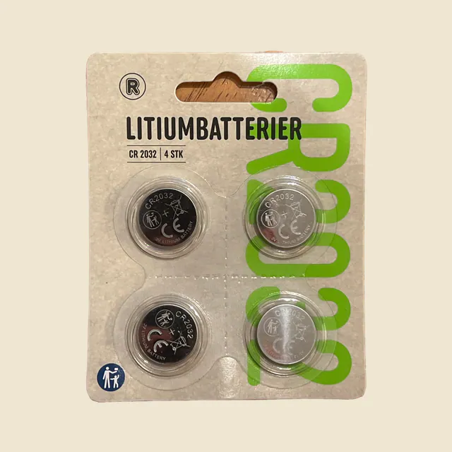 Litiumbatterier CR2032