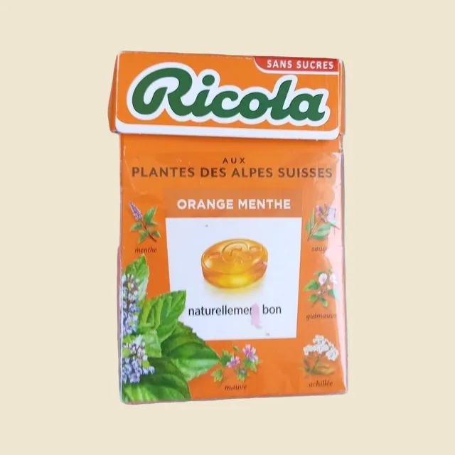 Pastille orange menthe