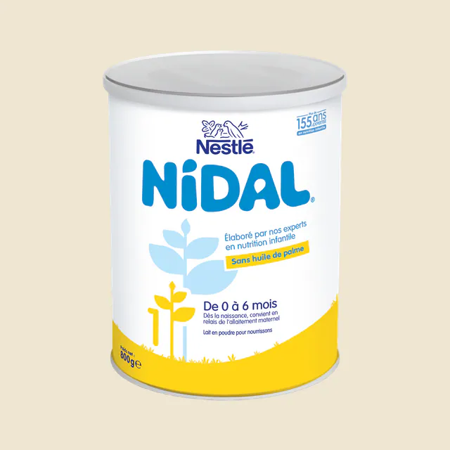 Nestlé Nidal Classique 1er âge Lait Infantile - 800g