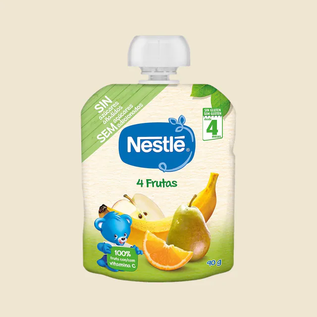 Frutas fruta con vitamina sin gluten desde meses bolsita