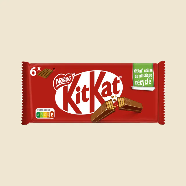 KITKAT 4 Finger Barre au chocolat au Lait, 41,5g en lot de 6