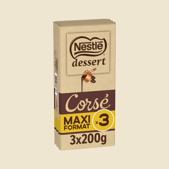 NESTLE DESSERT Corsé 3 x 200g
