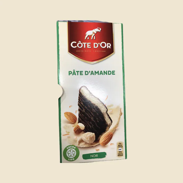 Chocolat noir Pâte d'amande