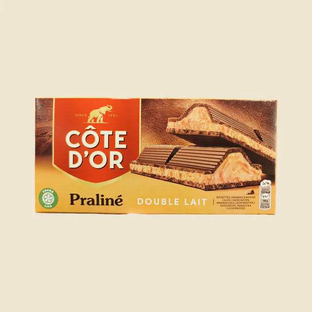 Double lait praliné