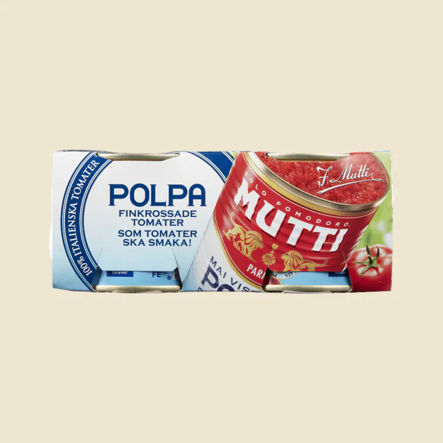 Tomat Crushed 2x210g Mutti