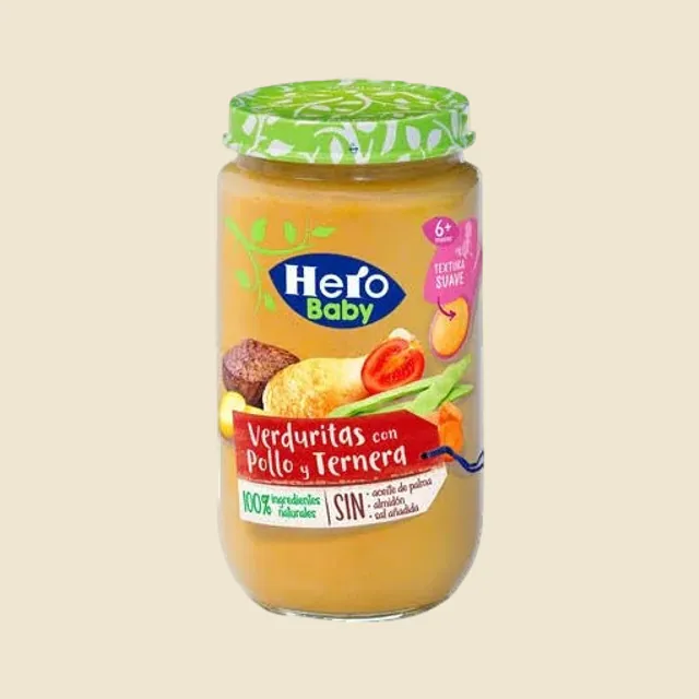 Verduritas con pollo y ternera