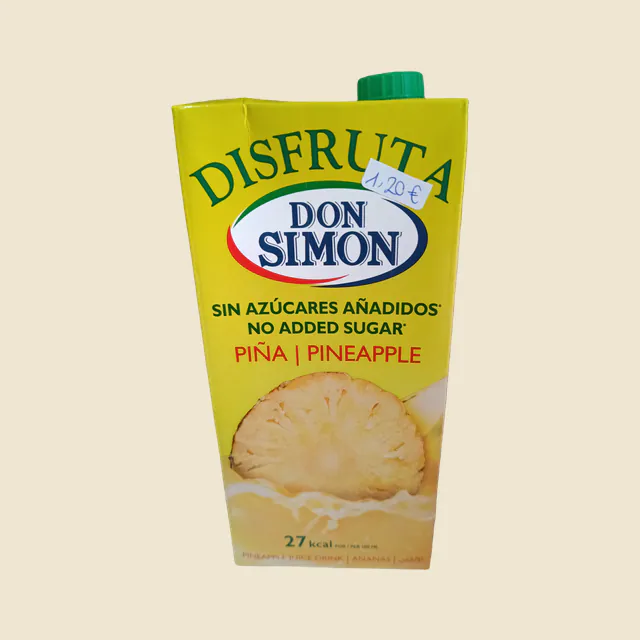 Zumo piña S/A