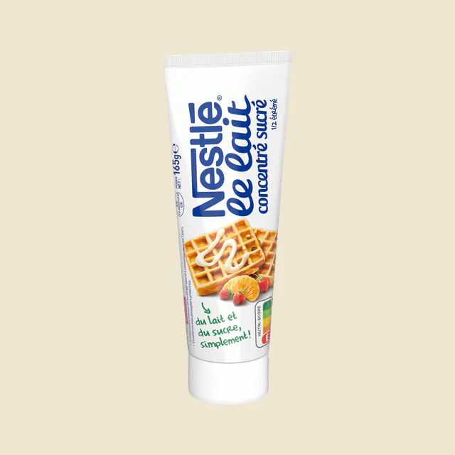 NESTLE Lait concentré sucré 4% Tube 165g