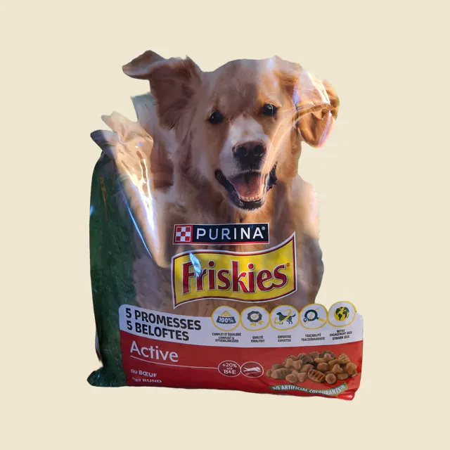 croquettes pour chien purina active sans colorant