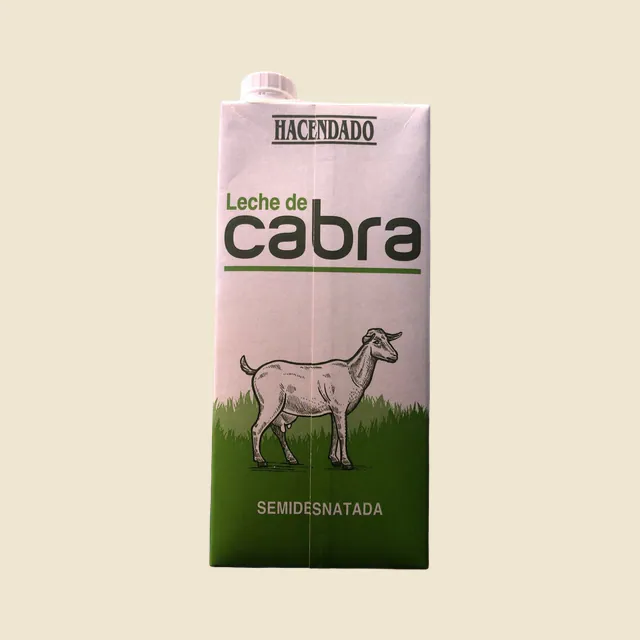 Leche de cabra semidesnatada