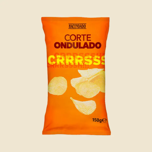 Patatas fritas corte ondulado