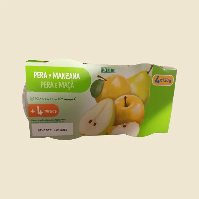 Pera y manzana