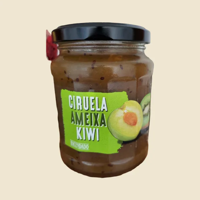 Mermelada de ciruela y kiwi