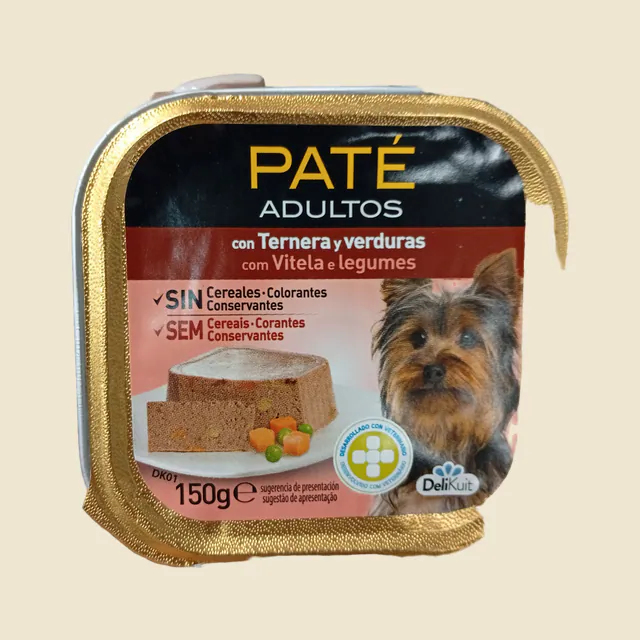 Pate para perros adultos
