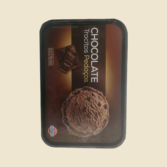 CHOCOLATE Trocitos Pedaços