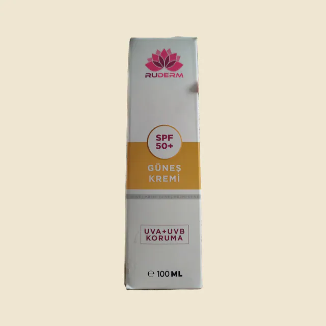 RUDERM UVA/UVB Koruma SPF 50+ Güneş Kremi