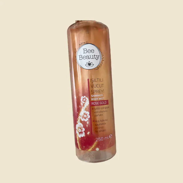 Bee Beauty Rose Gold Işıltılı Vücut Spreyi