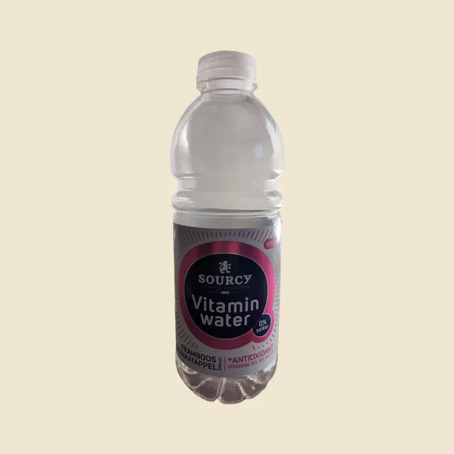 Sourcy Vitaminwater framboos granaatappel